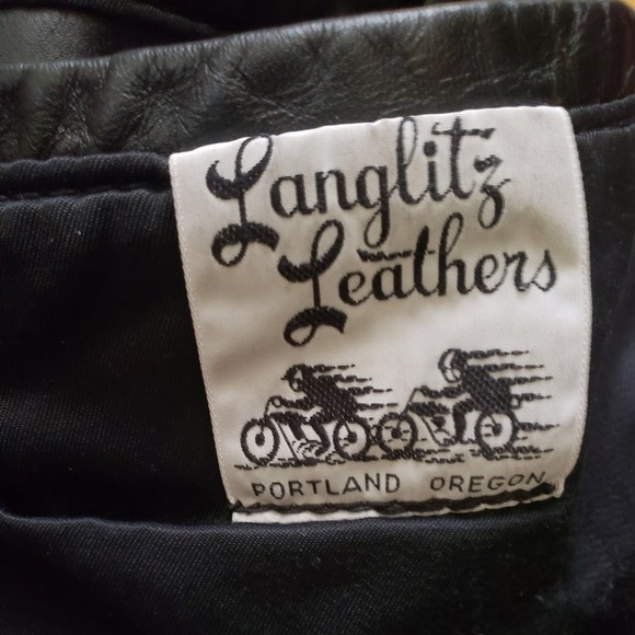 Langlitz Leather Jacket Moto Biker Motorcycle Cascade Horsehide XS S Petite - Picture 12 of 14